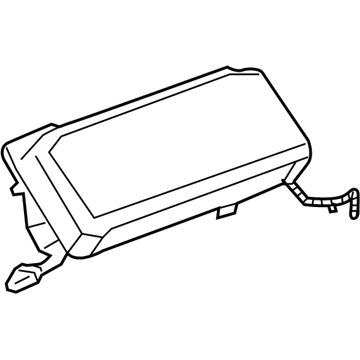 GM 15898300 Passenger Air Bag 15898300 GM Passenger Air Bag Illustration 1 of 1