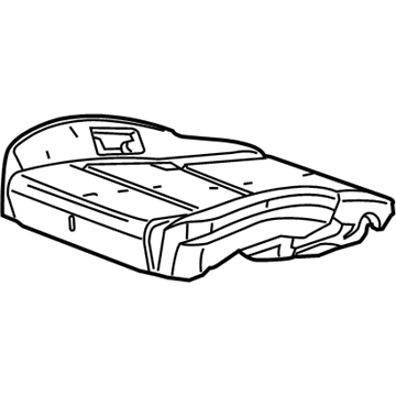 Cadillac 23157420 Seat Cushion Pad