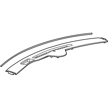 Cadillac 84139149 Defroster Grille