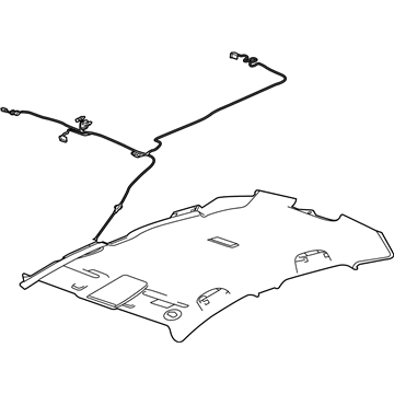 GM 84061471 Headliner, Titanium 84061471 GM Headliner, Titanium Illustration 1 of 1