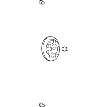 15712385 GM Hub Cap Illustration 1 of 1