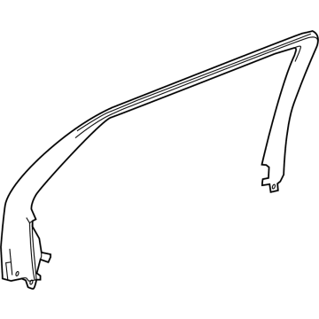 42728543 GM Window Trim, Rear Driver Side Illustration 1 of 1