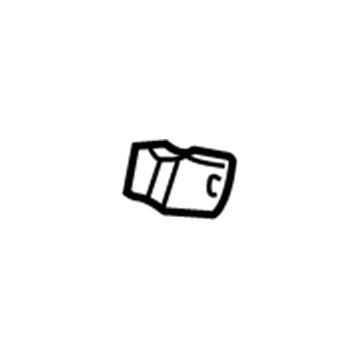 GM 26074947 Return Hose Clip 26074947 GM Return Hose Clip Illustration 1 of 1