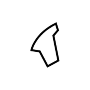 GM 25941633 Inner Finish Panel, Titanium, Front 25941633 GM Inner Finish Panel, Titanium, Front Illustration 1 of 1