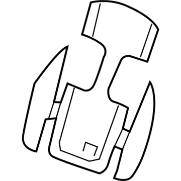 GM 13451995 Seat Back Heater, Front 13451995 GM Seat Back Heater, Front Illustration 1 of 1