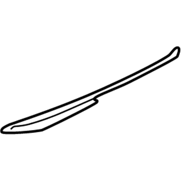 GM 15147630 Finish Molding, Passenger Side 15147630 GM Finish Molding, Passenger Side Illustration 1 of 1