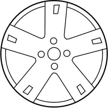 Chevy 96653139 Wheel Cover