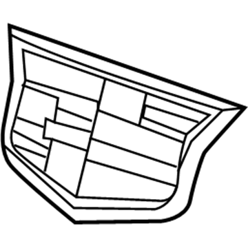 Cadillac 23157690 Emblem