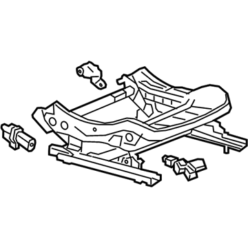 13515739 GM Cushion Frame, Front Illustration 1 of 1