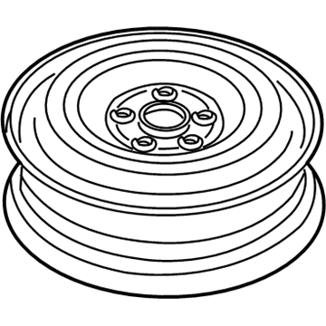 22775569 GM Spare Wheel, Rear Illustration 1 of 1