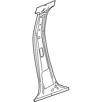 GM 95468021 Inner Center Pillar 95468021 GM Inner Center Pillar Illustration 1 of 1