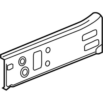 GM 95351939 Inner Rocker Reinforcement Plate 95351939 GM Inner Rocker Reinforcement Plate Illustration 1 of 1