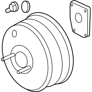 GM 15835854 Brake Booster 15835854 GM Brake Booster Illustration 1 of 1