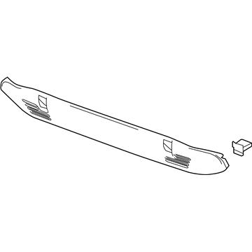 GM 94541184 Sill Trim 94541184 GM Sill Trim Illustration 1 of 1