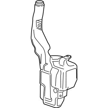 Chevy Silverado 1500 Windshield Washer Fluid Reservoir - 23283669