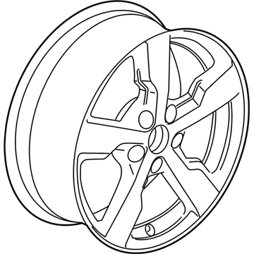 Chevy 22826571 Wheel, Alloy