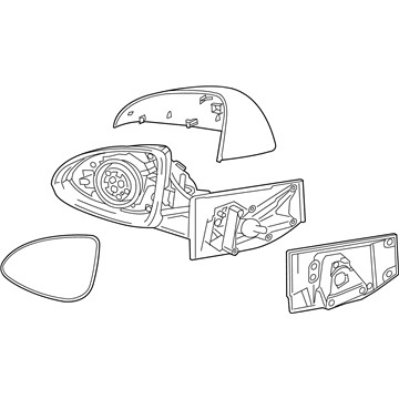 Chevy Spark Car Mirror - 95434295