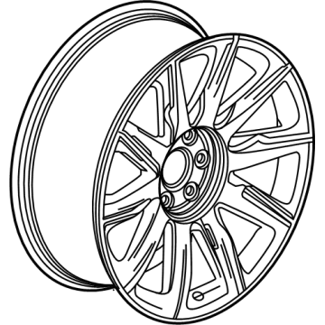 Cadillac 84714163 Wheel, Alloy