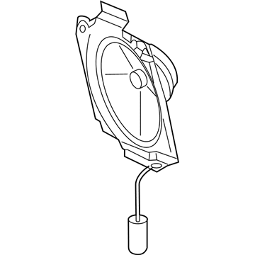 Chevy 15176760 Rear Driver Speaker