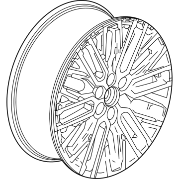 GMC 84883611 Wheel, Alloy