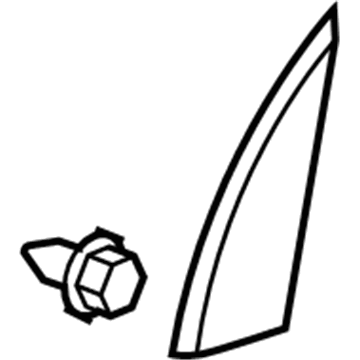 GM 22722255 Upper Panel, Rear Passenger Side 22722255 GM Upper Panel, Rear Passenger Side Illustration 1 of 1