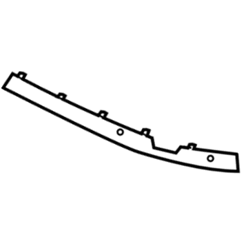 GM 84467594 Side Weatherstrip, Driver Side 84467594 GM Side Weatherstrip, Driver Side Illustration 1 of 1
