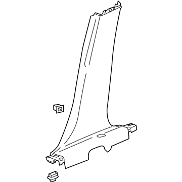 42879710 GM Lower Center Pillar Trim, Inner Driver Side Illustration 1 of 1