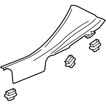 Cadillac XT4 Door Moldings - 84568733