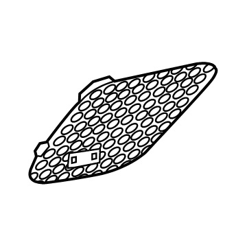 84190887 GM Speaker Grille, Black, Driver Side Illustration 1 of 1