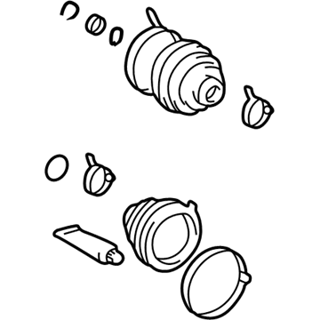 Pontiac 88972759 Outer CV Joint Boot