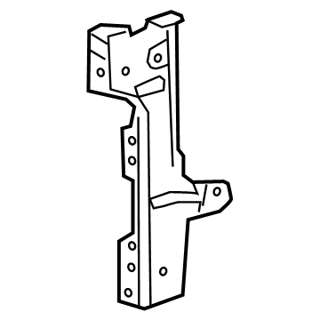 GM 84689054 Headlamp Bracket, Driver Side 84689054 GM Headlamp Bracket, Driver Side Illustration 1 of 1