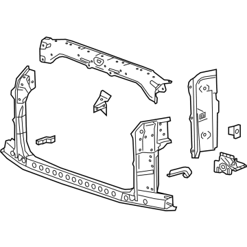 Chevy Silverado 1500 LTD Radiator Support - 85544204