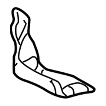 25635120 GM Lower Tie Bar Brace, Front Passenger Side Illustration 1 of 1