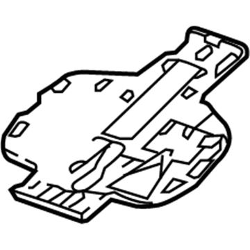 42656796 GM Mirror Inside Mount Plate Illustration 1 of 1