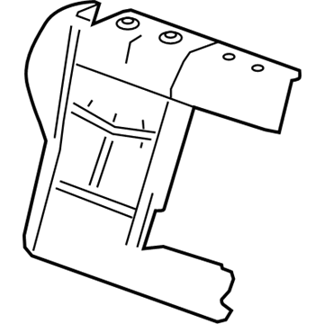 GM 84091579 Seat Back Pad, Rear 84091579 GM Seat Back Pad, Rear Illustration 1 of 1