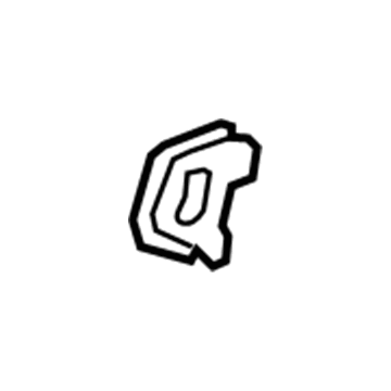 GM 23448371 Armrest Bracket, Passenger Side 23448371 GM Armrest Bracket, Passenger Side Illustration 1 of 1