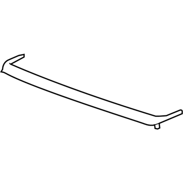GM 15837592 Air Deflector 15837592 GM Air Deflector Illustration 1 of 1