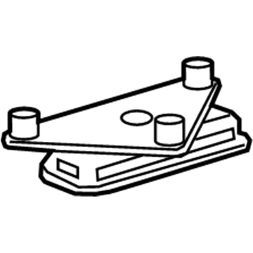GM 20774551 ABS Control Unit Lower Bracket 20774551 GM ABS Control Unit Lower Bracket Illustration 1 of 1