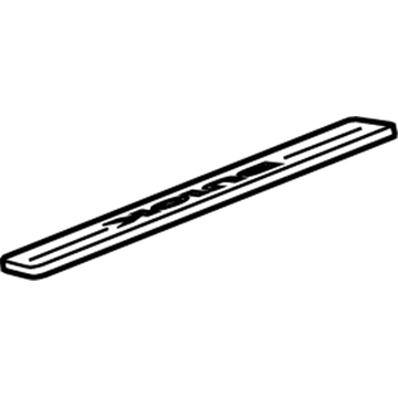 GM 13275582 Scuff Plate 13275582 GM Scuff Plate Illustration 1 of 1