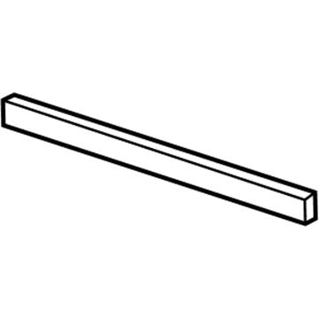 GM 96629061 Radiator Upper Seal 96629061 GM Radiator Upper Seal Illustration 1 of 1