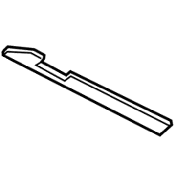 GM 96805219 Side Air Baffle 96805219 GM Side Air Baffle Illustration 1 of 1