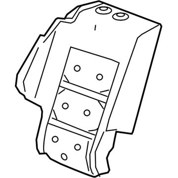 GM 84247278 Seat Back Pad, Rear 84247278 GM Seat Back Pad, Rear Illustration 1 of 1
