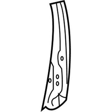 GM 96410764 Center Pillar 96410764 GM Center Pillar Illustration 1 of 1