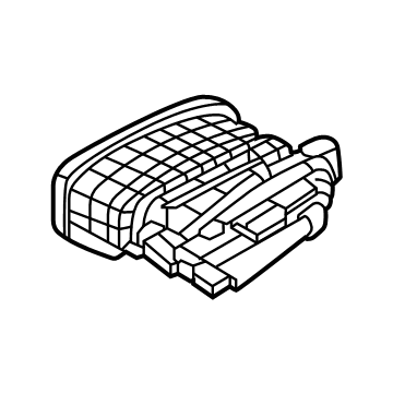 GM 42745992 Air Outlet, Passenger Side 42745992 GM Air Outlet, Passenger Side Illustration 1 of 1