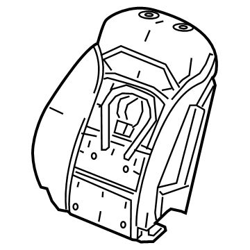 Chevy 84573745 Seat Back Pad