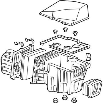 25180639 GM Air Cleaner Assembly Illustration 1 of 1