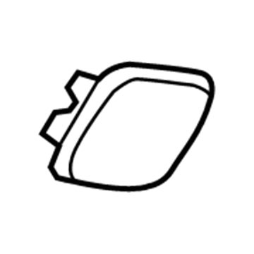 GM 15140730 Upper Quarter Trim Cover, Titanium, Rear Driver Side 15140730 GM Upper Quarter Trim Cover, Titanium, Rear Driver Side Illustration 1 of 1