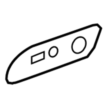 GM 15900304 Switch Panel, Driver Side 15900304 GM Switch Panel, Driver Side Illustration 1 of 1