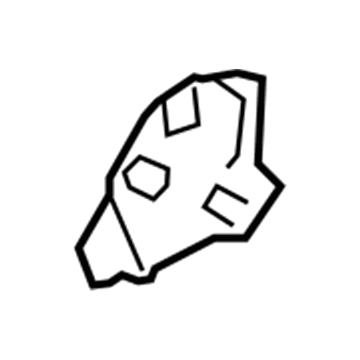 GM 15901153 Inner Finish Panel, Driver Side 15901153 GM Inner Finish Panel, Driver Side Illustration 1 of 1