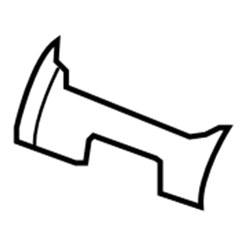 GM 25796519 Front Cover, Driver Side 25796519 GM Front Cover, Driver Side Illustration 1 of 1